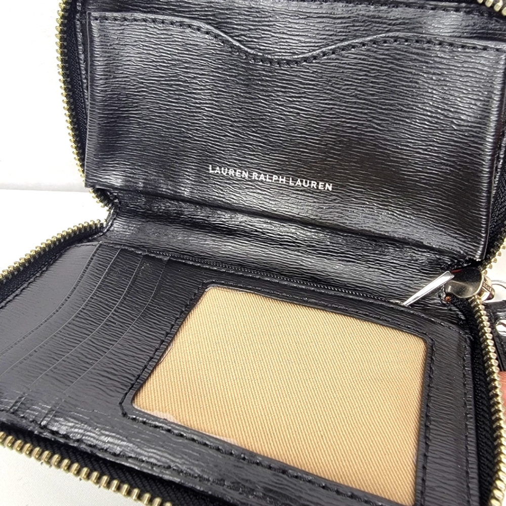 Lauren Ralph Lauren Green‎ Fabric Label Wristlet View 2
